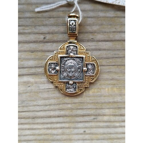 Подвеска позолоченная Спас Нерукотворный. Святитель Николай Чудотворец