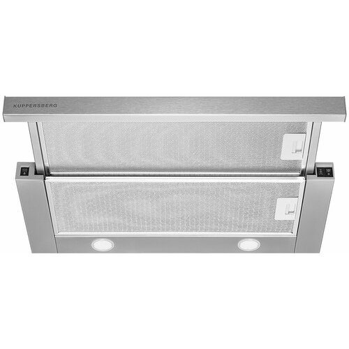 Встраиваемая вытяжка Kuppersberg SLIMTURBO 60 X цвет корпуса нержавеющая сталь цвет окантовкипанели серебристый 998500₽