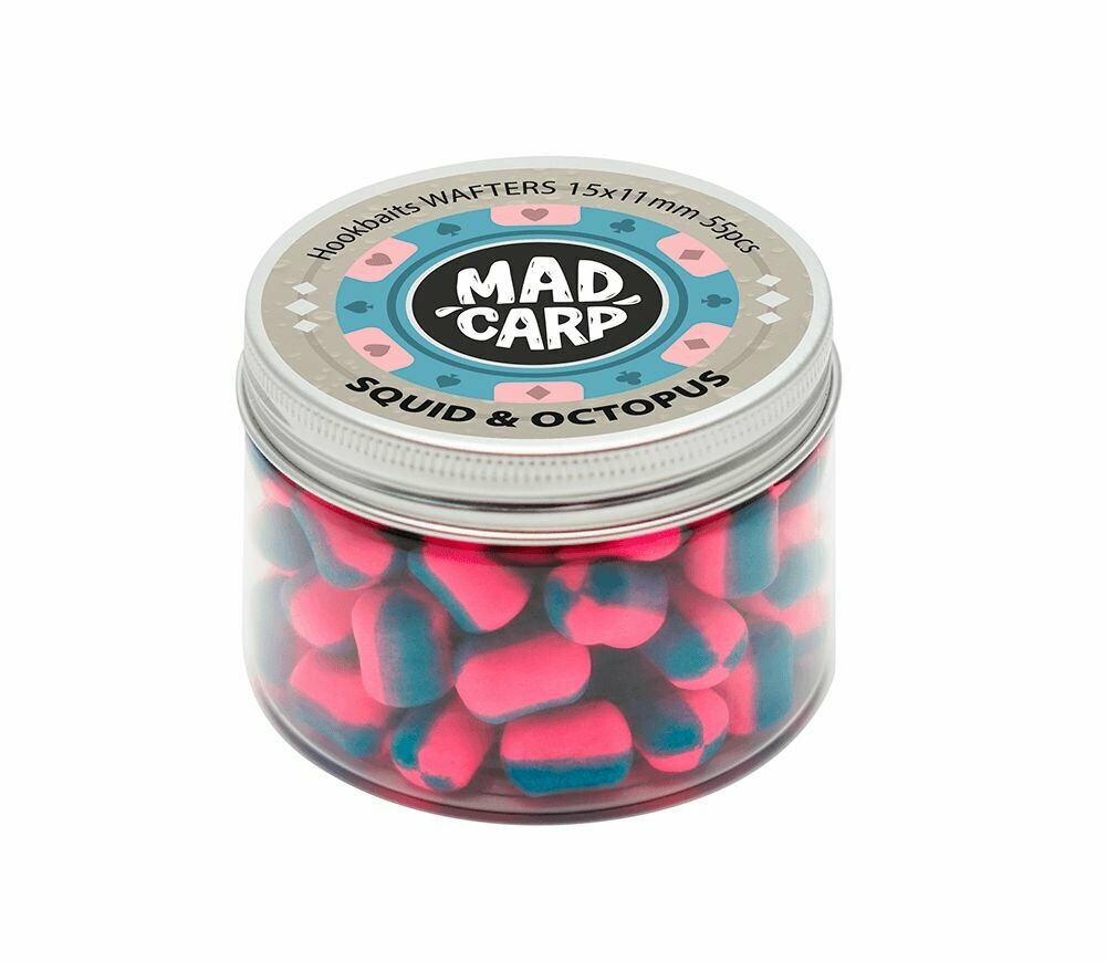 Вафтерсы Mad Carp Baits SQUID & OCTOPUS (Кальмар и Осьминог) Wafters