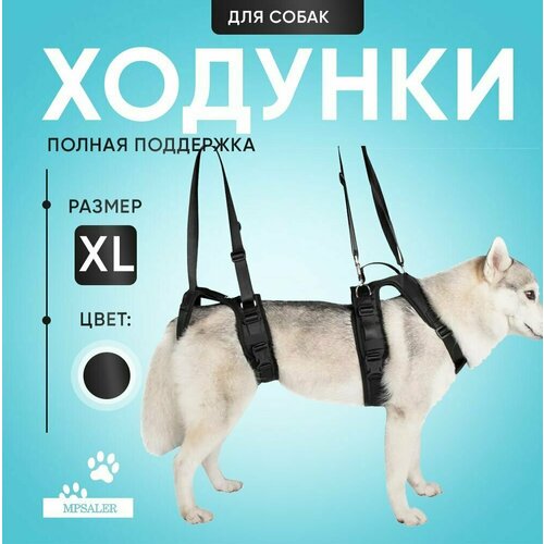 Полная поддержка для собак. Ходунки для пожилых и травмированных собак. Размер XL.