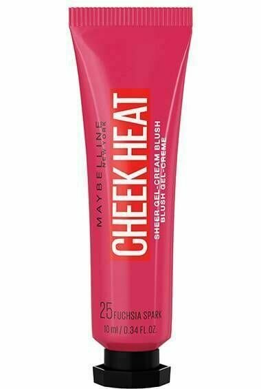 Maybelline New York CHEEK HEAT Румяна для лица гелево-кремовые, тон 25 FUCHSIA SPARK