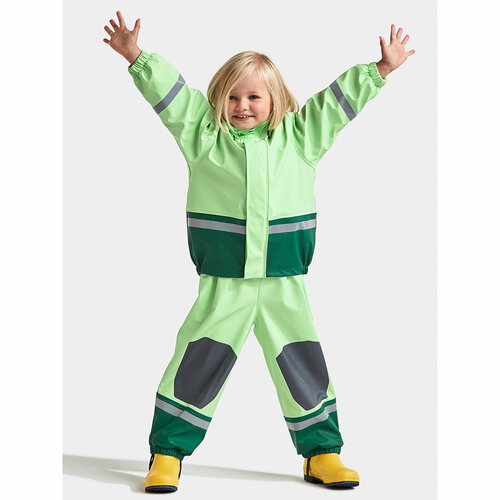 Комплект верхней одежды Didriksons Boardman, размер 90, зеленый