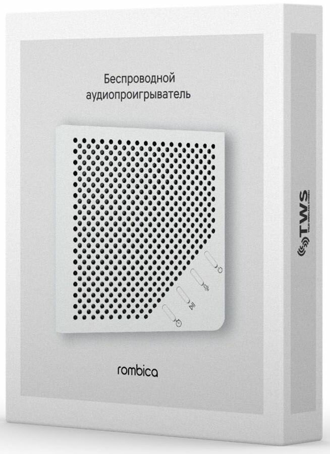 Колонка портативная ROMBICA Mysound Note, 2Вт, белый [bt-s078]