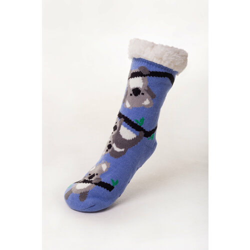 Носки HOBBY LINE, размер 36-40, белый, синий носки hobby line размер 36 40 синий