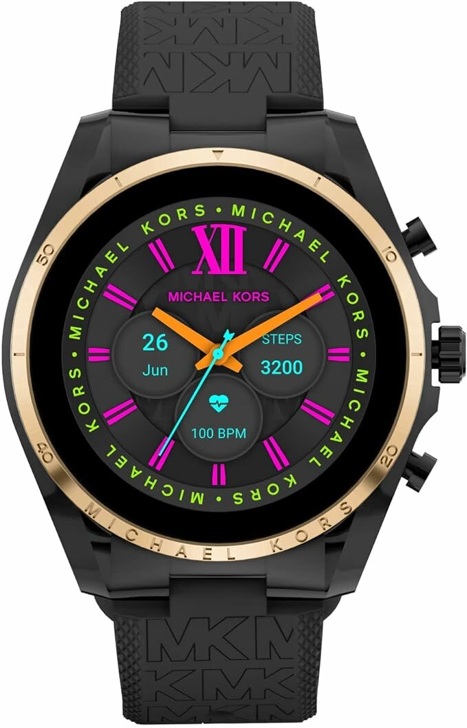 Умные часы Michael Kors Gen 6 Bradshaw Black Silicone Smartwatch MKT5151V