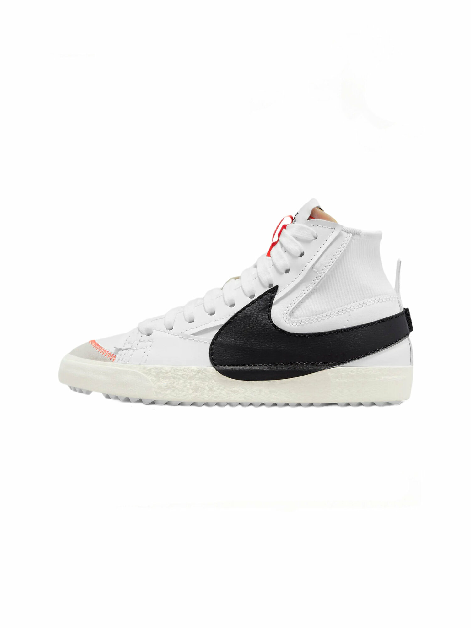 Кеды NIKE Blazer Mid 77 Jumbo, размер 8, белый/бежевый