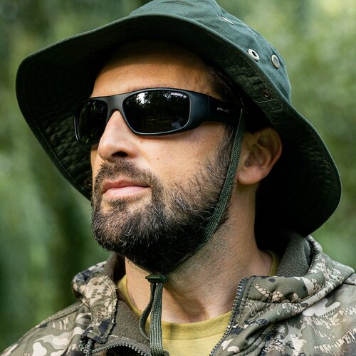 Солнцезащитные очки DUBERY, черный/белый