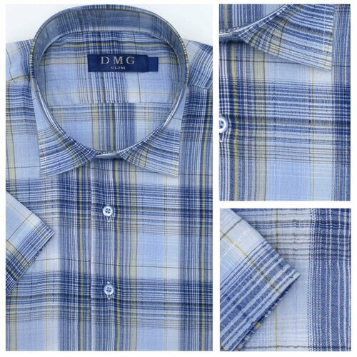 Рубашка DMG, размер 39, голубой