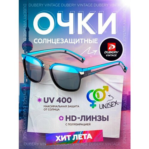 фото Солнцезащитные очки dubery, синий/черный