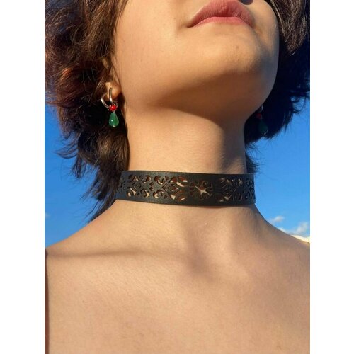 Чокер, длина 32 см, черный