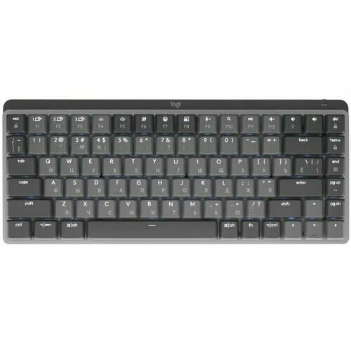 Клавиатура беспроводная Logitech MX Mechanical Mini 920-010788 механическая Brown клавиш - 84 Bluetooth радиоканал серая 2849800₽