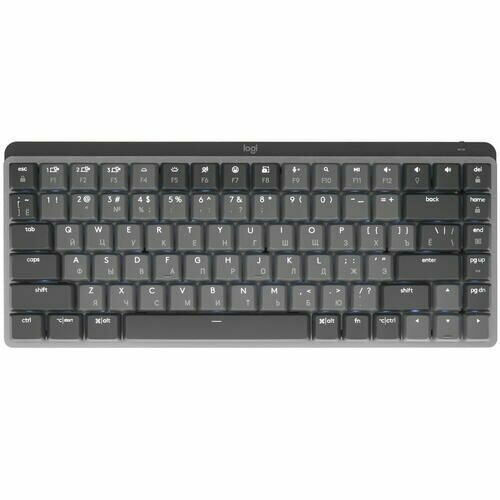 Клавиатура беспроводная Logitech MX Mechanical Mini 920-010788 , механическая Brown, клавиш - 84, Bluetooth, радиоканал, серая