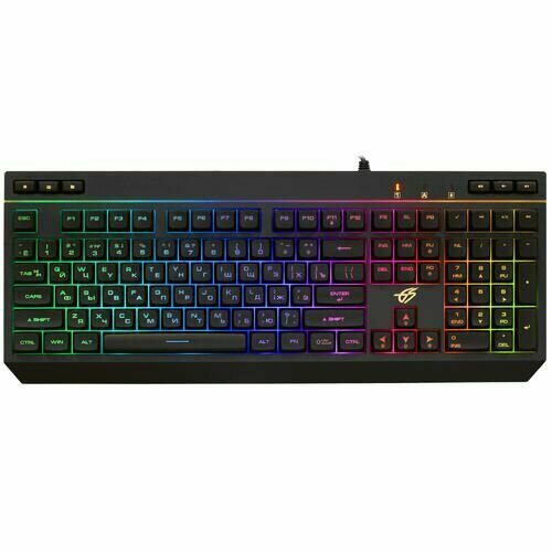 Клавиатура проводная DEXP Friendly Fire мембранная клавиш - 114 USB черная 487200₽