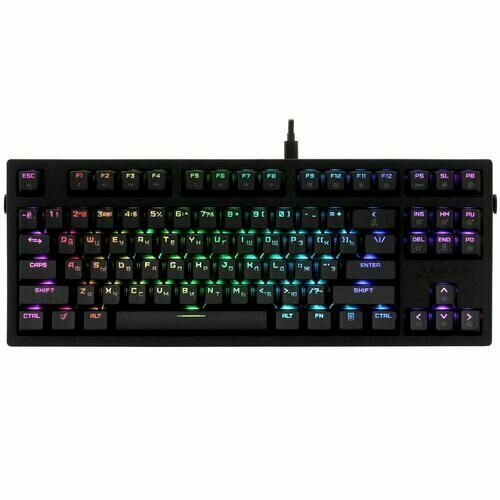 Клавиатура проводная ARDOR GAMING Immortality TKL, механическая Gateron Yellow, клавиш - 87, USB, черная