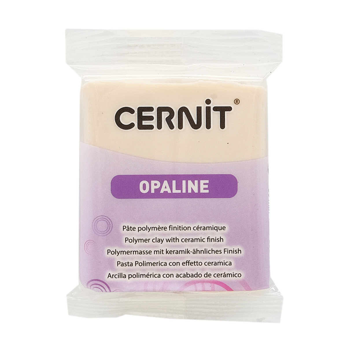 Пластика полимерная запекаемая 'Cernit OPALINE', 56 г (425 телесный)