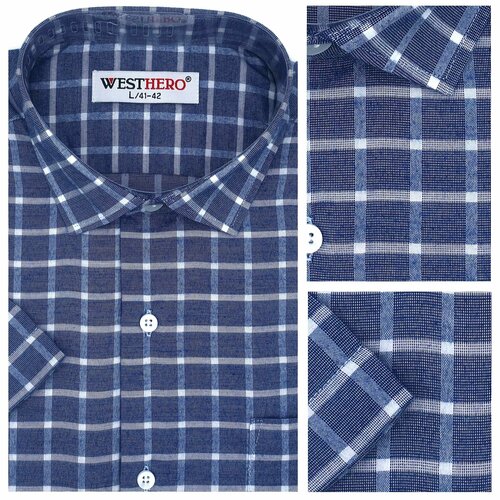 Рубашка Westhero, размер M, синий