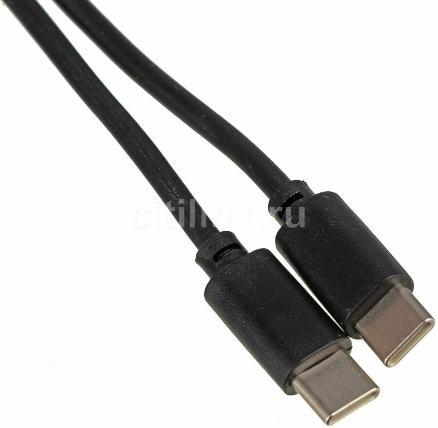 Кабель USB Type-C (m) - USB Type-C (m), 3м, 3A, черный