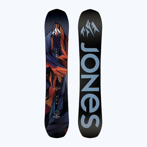 Сноуборд мужской Jones Frontier 2023-24 - 161W - Черный сноуборд jones tweaker 2023 24 159 черный