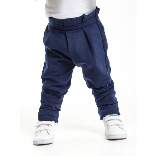 фото Брюки mini maxi, размер 80, синий