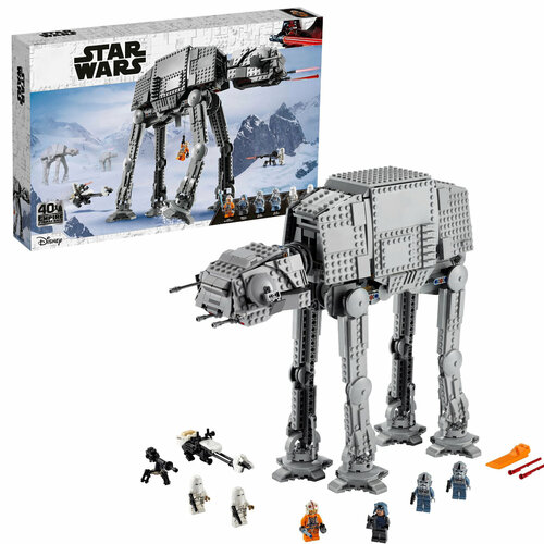 Конструктор Star Wars Звездные Воины Шагоход АТ-АТ 1267 деталей lego star wars 75075 шагающий робот ат ат 88 дет