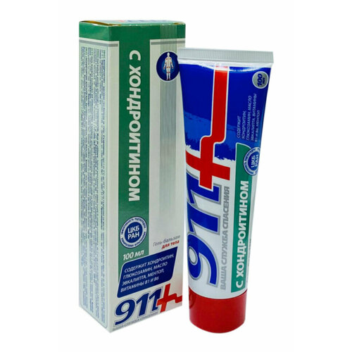 911 с хондроитином гель-бальзам для суставов 100 мл Твинс Тэк АО 490₽