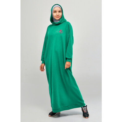 Платье Hayat, размер oversize, зеленый платье patratskaya размер oversize черный