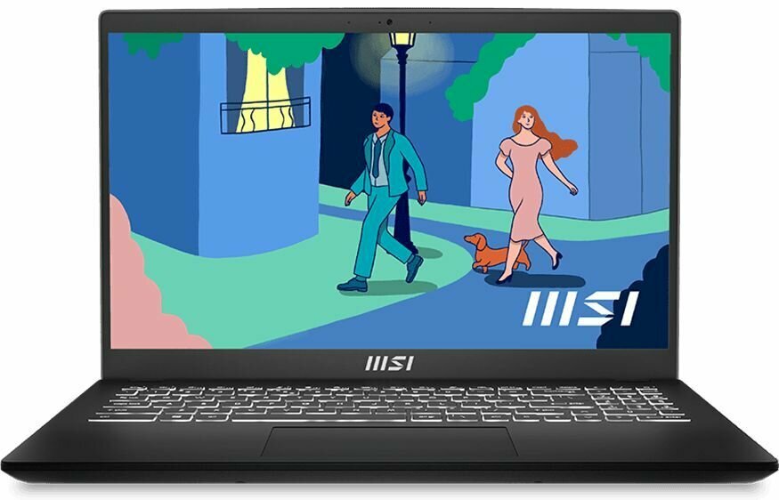 Ноутбук MSI Modern 15 B13M-871RU 15,6" (1920x1080) IPS/Intel Core i7-1355U/16GB DDR4/512GB SSD/Intel UHD/Windows 11 Pro, black (9S7-15H112-871)