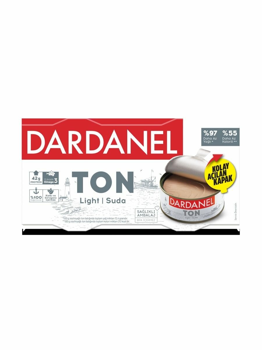 Тунец Light 140*2 гр DARDANEL