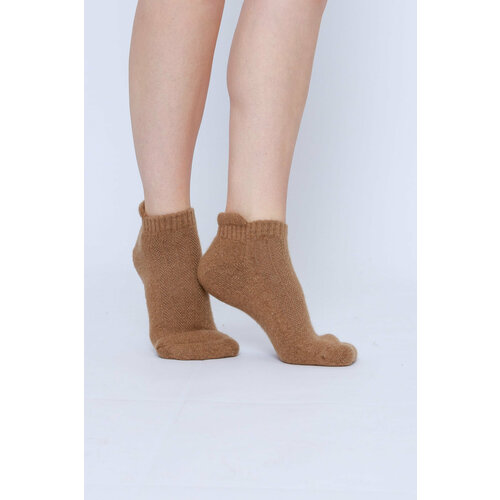 фото Женские носки khan cashmere, размер 40-42, коричневый