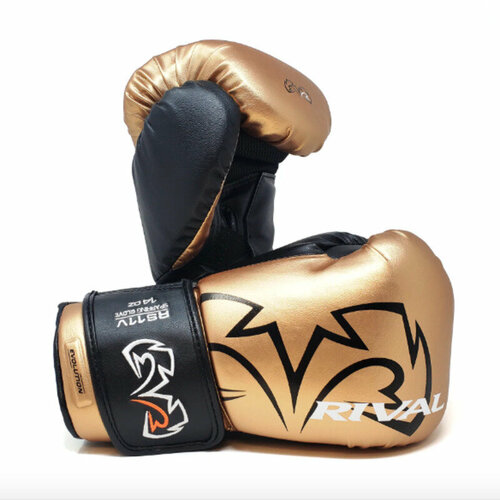 Перчатки боксерские RIVAL RS11V EVOLUTION SPARRING GLOVES, 14 унций, золотые