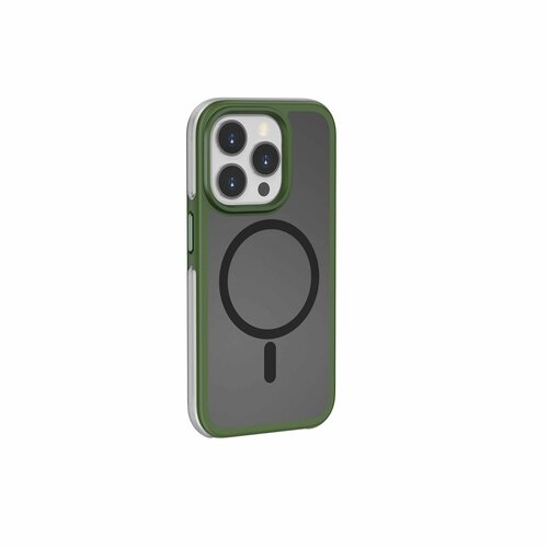 Чехол с MagSafe WIWU Air Shield Phone Case for iPhone 15 Pro Max 6.7 ZKK-012 (Green)