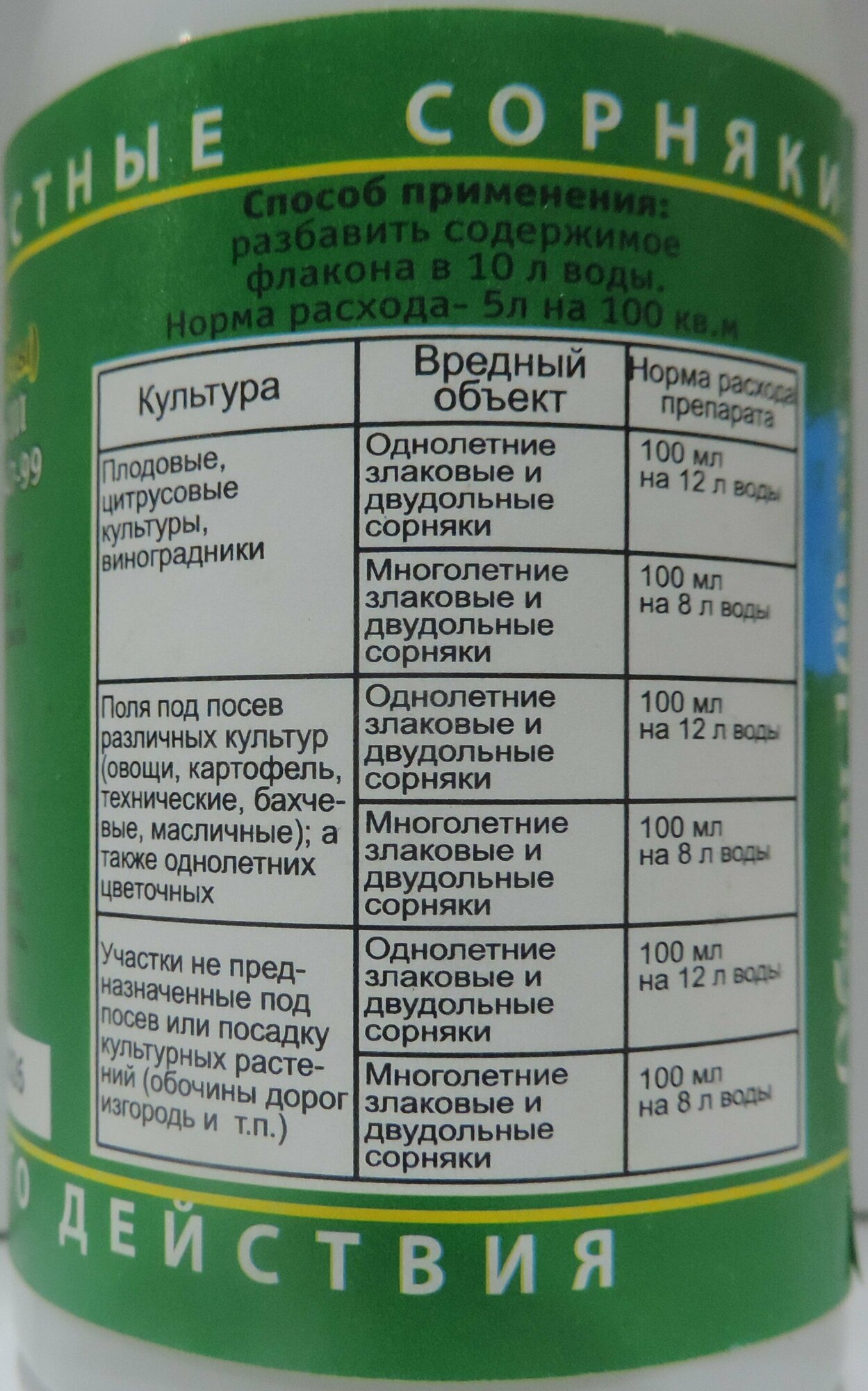 Раундап Гербицид сплошного действия уничтожает самые злостные сорняки - фотография № 5