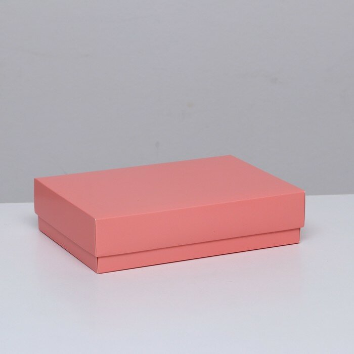 Коробка складная, розовая, 21 х 15 х 5 см
