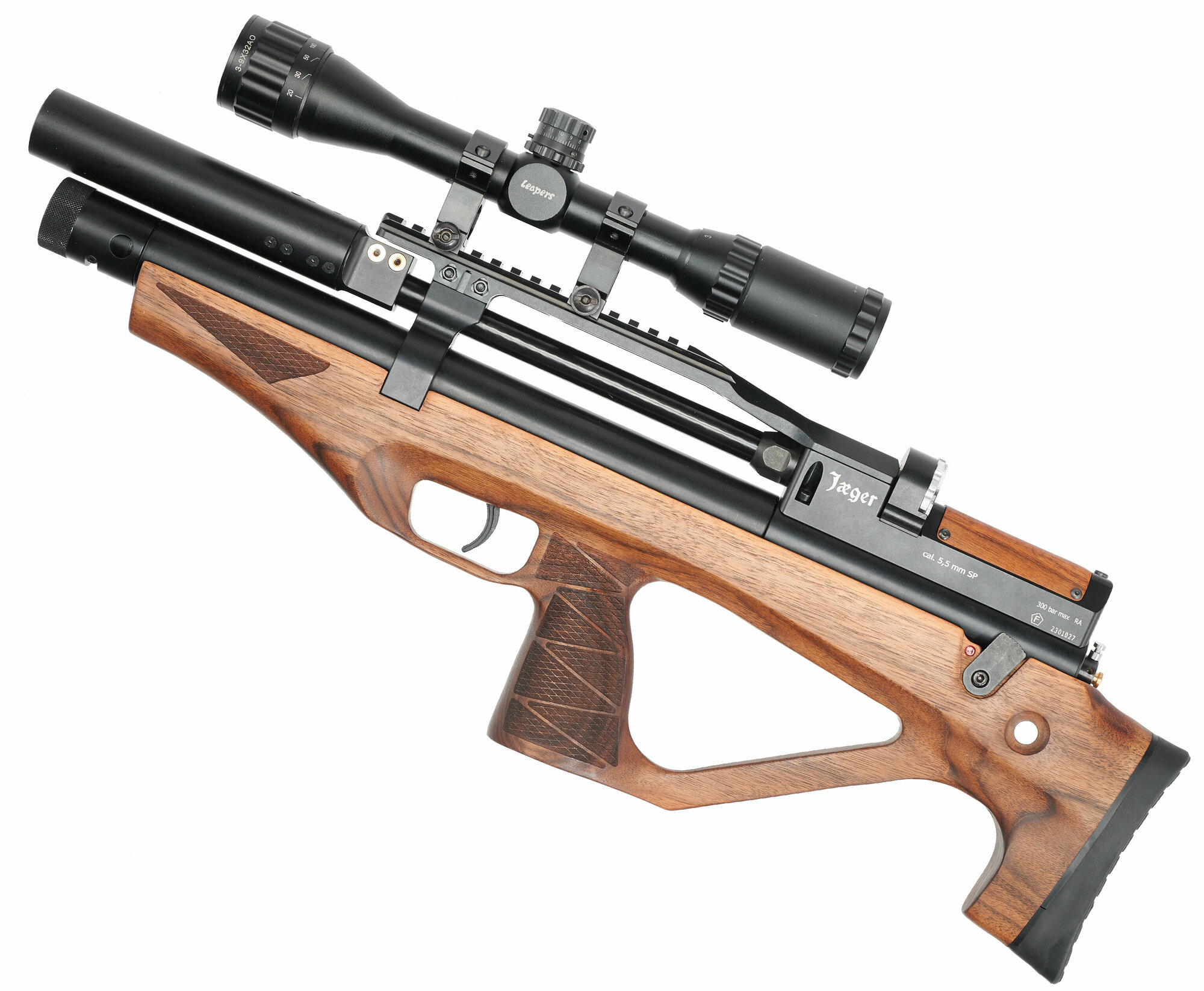 Уценка пневматическая винтовка Jager SP BullPup 5.5 мм (292 мм, дерево, AP, уценка)