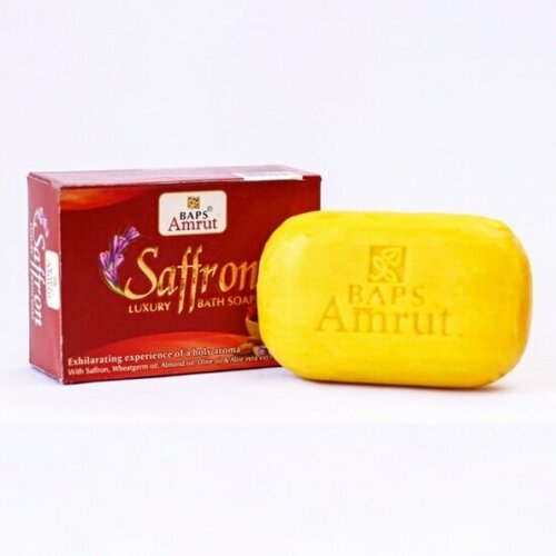 Мыло Baps Amrut банное Шафран Люкс (Saffron Luxury Bath Soap) 100 г