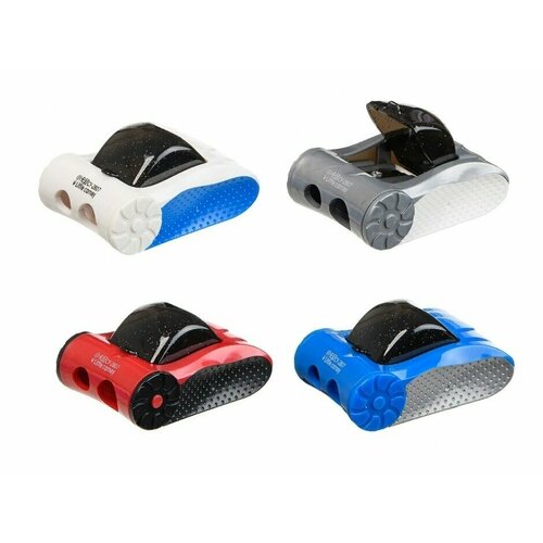 Точилка для карандашей Машина 6 х 4 см двойная с контейнером набор 4 шт 546₽