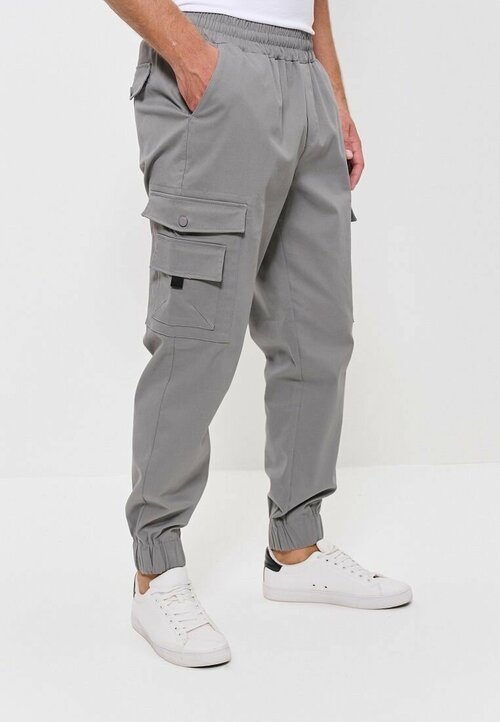 брюки CLEO, размер 58, серый
