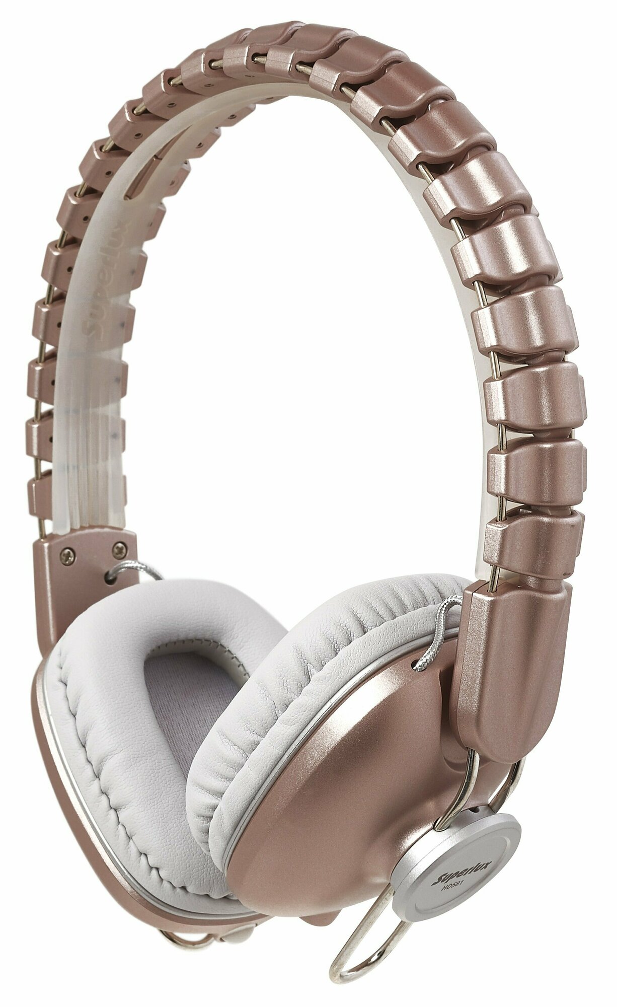 Superlux HD581 Rose Gold супра-ауральные наушники, съёмный кабель 1м