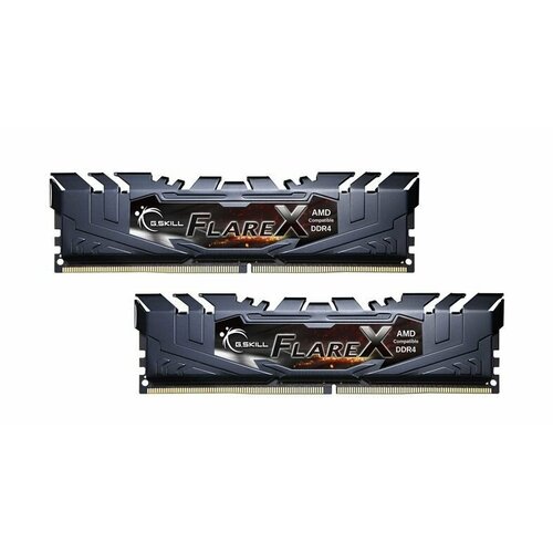 Модуль памяти DDR4 GSKILL FLARE X AMD 16GB 2x8GB 3200MHz CL16 16-18-18-38 135V 934900₽