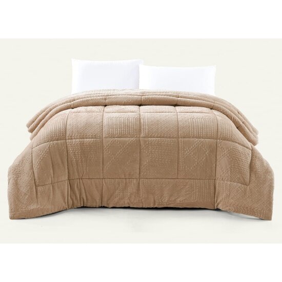 фото Плед - Покрывало ARYA HOME Arya Жаккард 160X220 Aramis Бежевый