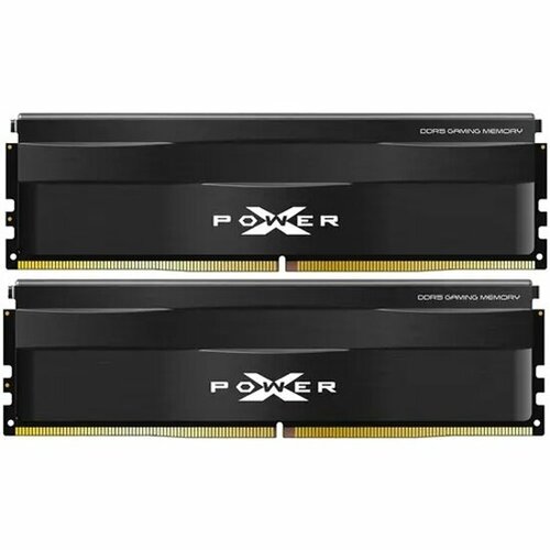 Оперативная память SILICON POWER DDR5 32Gb 2x16Gb 6000MHz pc-48000 XPOWER Zenith Black CL40 135V SP032GXLWU600FDE 1500000₽