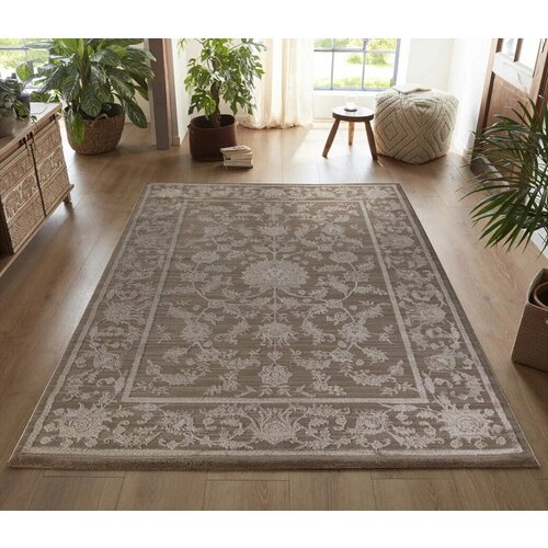 Ковер Milana 08495A L. Brown-L. Brown в гостиную в дом в зал в квартиру в комнату в спальню 2 x 3 м.