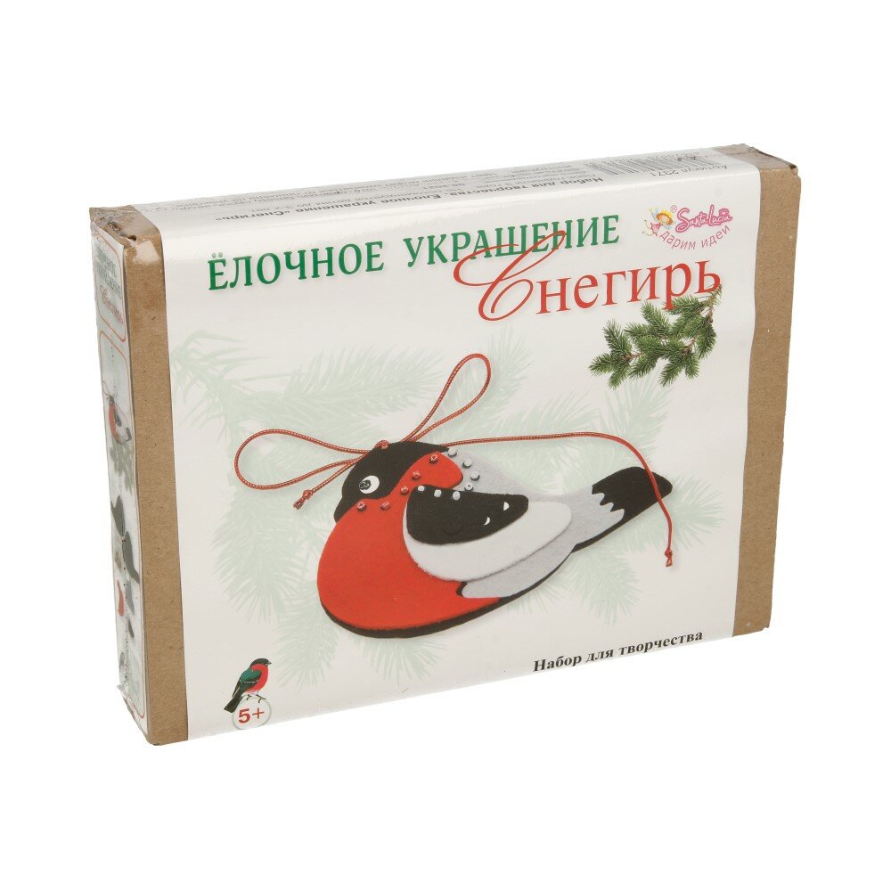 Санта лючия Елочное украшение Снегирь 70 г 2371