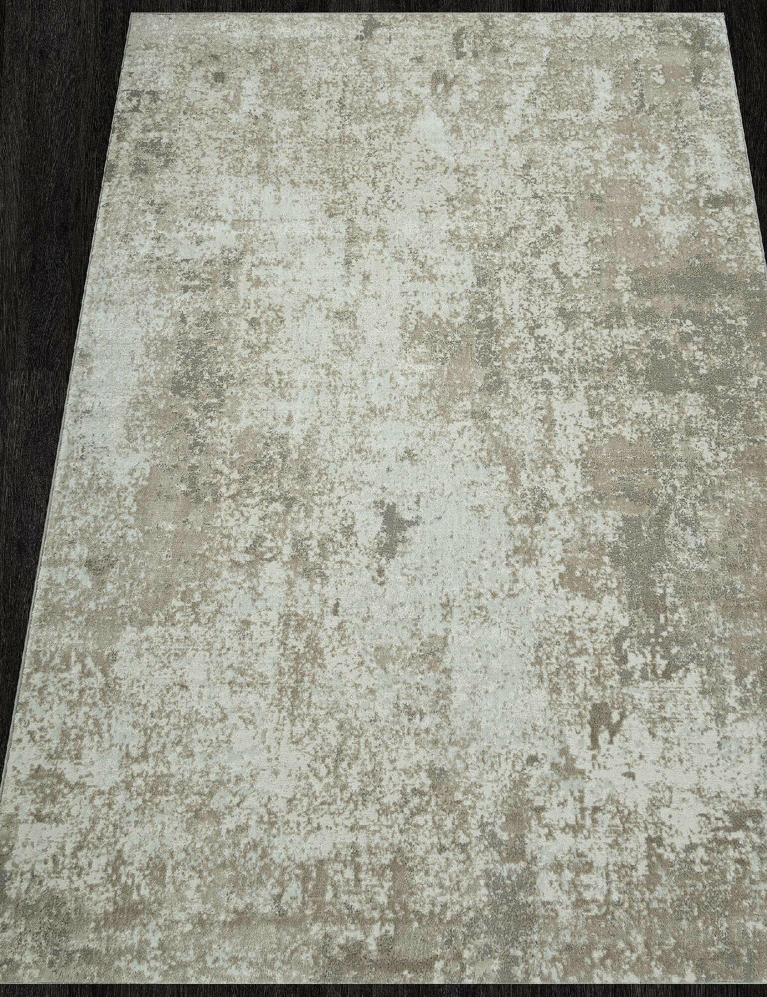 Ковер на пол в гостиную в спальню 80х150 см бежевый современный ворс 10 мм 307311 KoverVDom