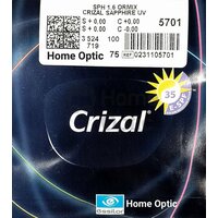 Линза Essilor 1.60 Ormix Crizal Sapphire UV