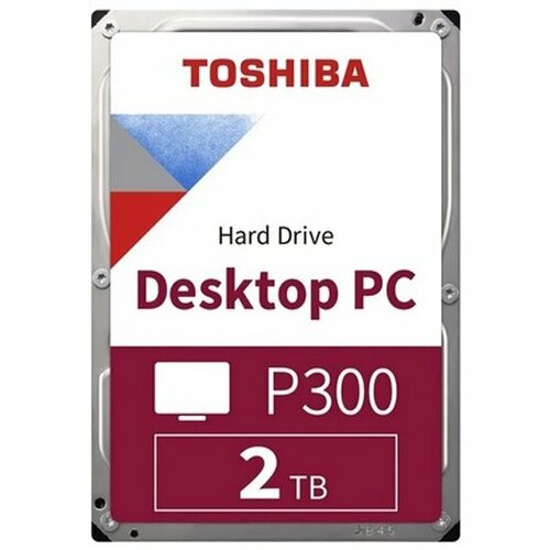 Жесткий диск 3.5 Toshiba P300 2ТБ, SATA III, 256 Mb, 7200 rpm (HDWD320UZSVA) жесткий диск toshiba p300 hdwd320uzsva 2тб hdd sata iii 3 5