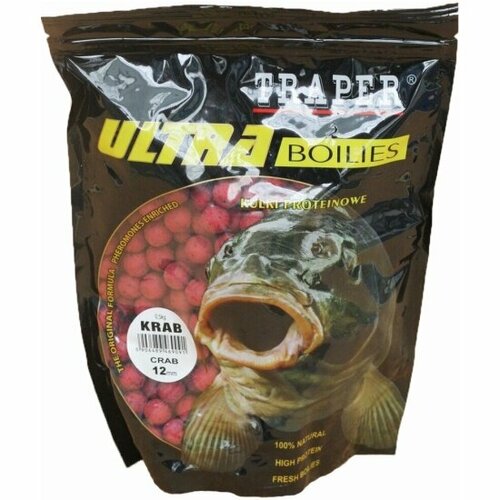 Бойлы карповые Traper Kulki proteinowe ultra Krab 16 мм x 100 гр (Бойлы Краб)