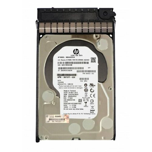 Жесткий диск HP MB3000ECVJH 3Tb 7200 SATAIII 3.5 HDD