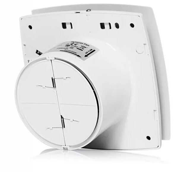 Осевой накладной вентилятор HGA-100A белый с о/клапаном - фотография № 5