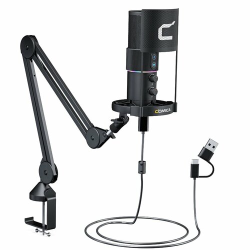 Микрофон CoMica STA-U2 A Чёрный STA-U2 AB 1149000₽